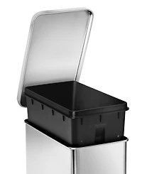 Simplehuman 10 Liter Profile Step Bathroom Trash Can with Soft-Close Lid
