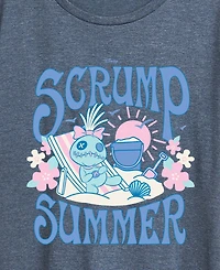 Hybrid Apparel Plus Lilo Stitch Scrump Summer Short-Sleeve Graphic T-Shirt