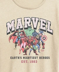 Hybrid Apparel Plus Marvel Earth's Mightiest Heroes Short-Sleeve Graphic T-Shirt