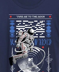 Hybrid Apparel Plus Mtv Take Me to the Moon Person Short-Sleeve Graphic T-Shirt