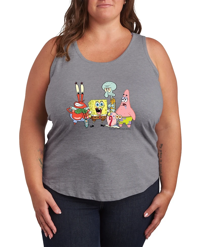 Hybrid Apparel Plus SpongeBob Square Pants Tank Top