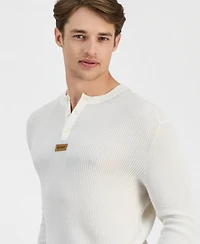 Hugo by Boss Men's Sranger Henley Sweatshirt