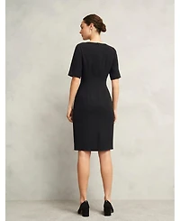 Hobbs London Women's Rae Sleeved Dress