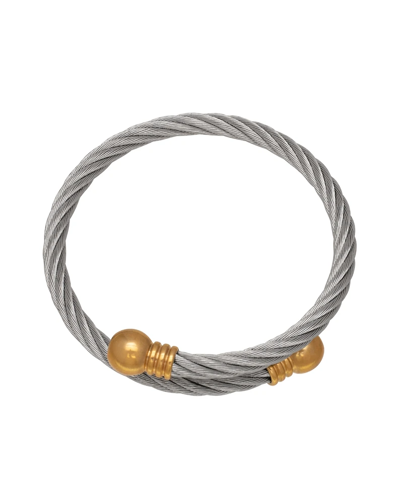 Macy's 2-Pc. Bypass Orb Bangles Set