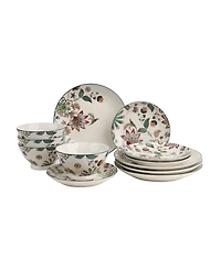 222 Fifth Perse 12-Pc. Dinnerware Set, Service for 4