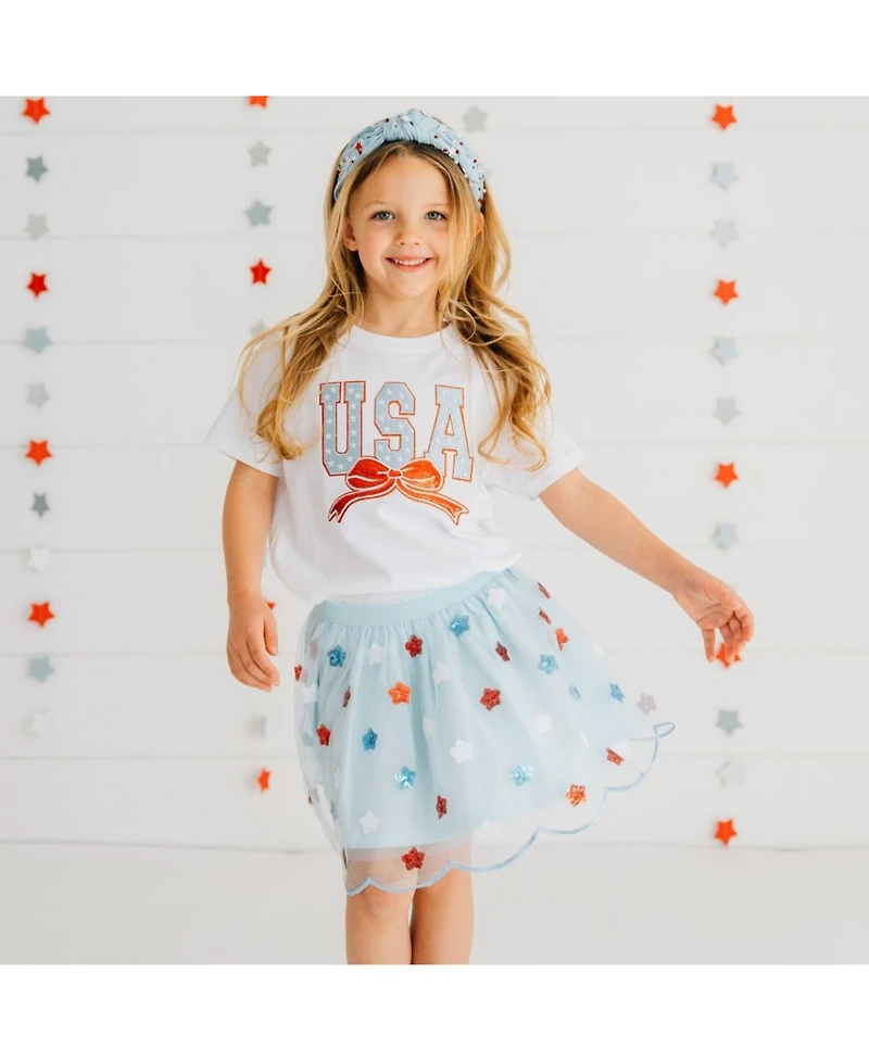 Sweet Wink Big Girls Usa Sequin Stars Tutu