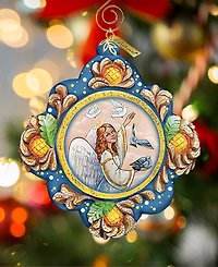 G.DeBrekht Hand Painted Scenic Ornament Beautiful Peace