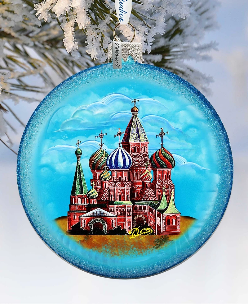 G.DeBrekht Saint Basil Cathedral Glass Ornament