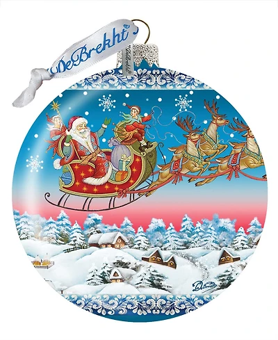 G.DeBrekht Limited Edition Oversized Up-Up Away Ball Glass Ornament