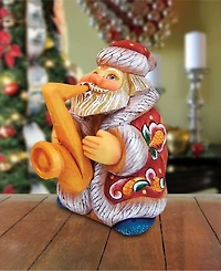 G.DeBrekht Mini Jazzman Santa Figurine