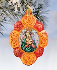 G.DeBrekht Hand Painted Virgin Mary Scenic Ornament