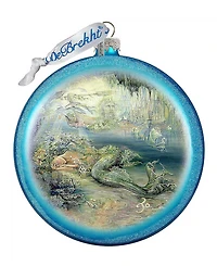 G.DeBrekht Mer Angel Glass Ornament Holiday Splendor