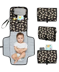 KeaBabies Ezee Diaper Changing Pad, Portable Mat, Waterproof Foldable Pad