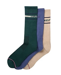 Tommy Hilfiger Men's Athletic Crew Socks, 3-Pack