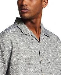 Weatherproof Vintage Men's Jacquard Knit Patch Shirt