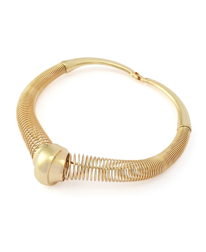 Robert Lee Morris Soho Gold Coiled Wire Collar Necklace