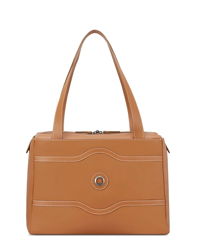 Delsey Paris Chatelet 16.25" Leather Tote