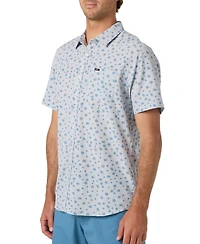 O'Neill Men's Oasis Standard Short-Sleeve Printed Woven Shirt