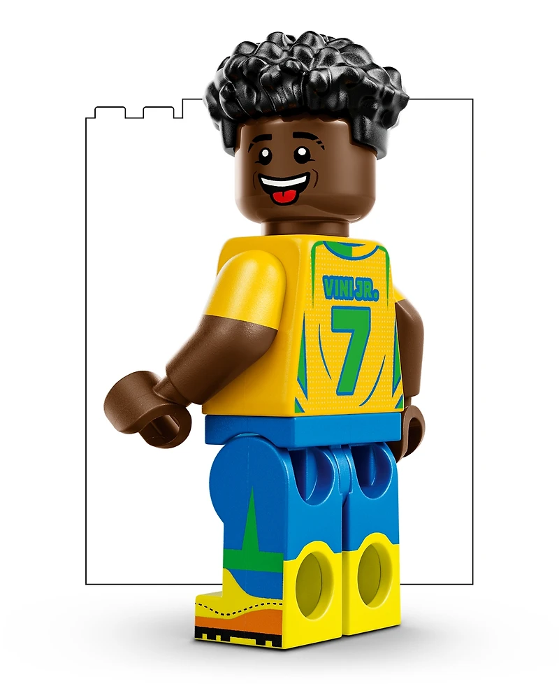 Lego Editions Vini Jr. Soccer Highlights 43027, 510 Pieces