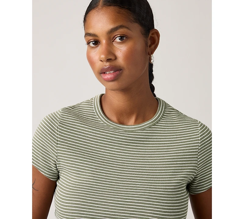 Levi's Women's Short-Sleeve Cropped Top