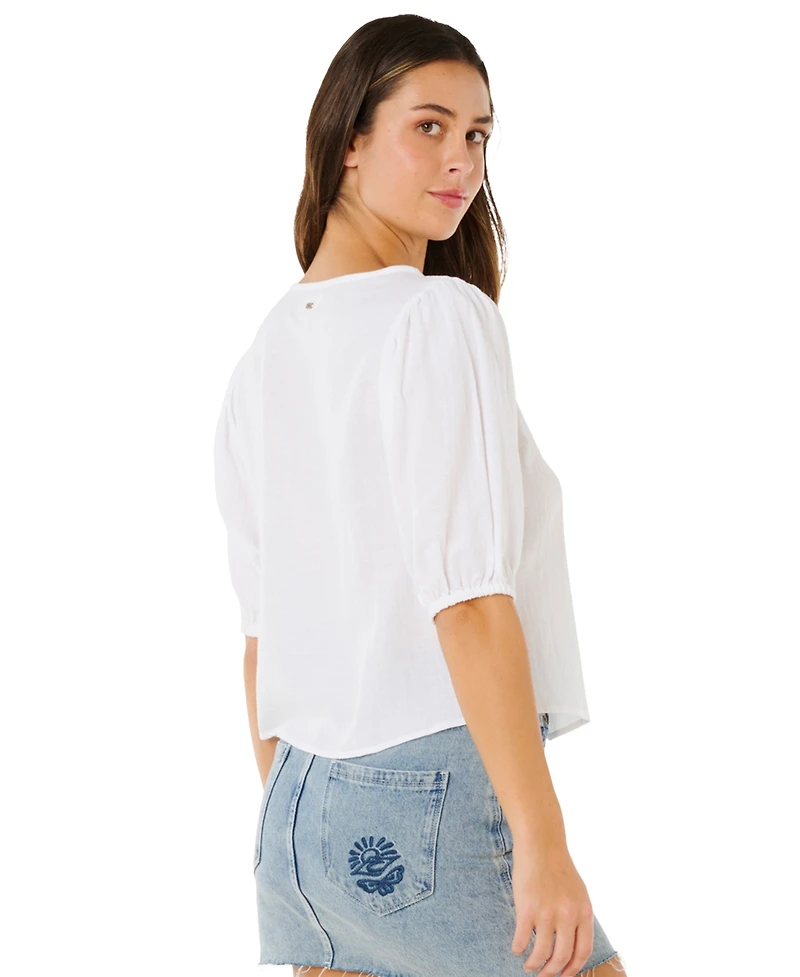 Rip Curl Women's Vibe Surf Tie-Front Top