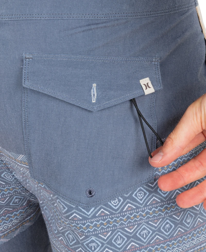 Hurley Men's Printed Drawcord Swim Shorts