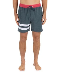 Hurley Men's Block Party Volley Stripe Swim Shorts