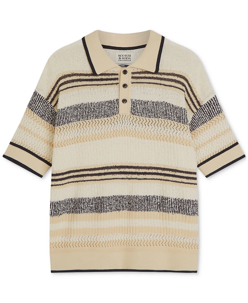 Scotch & Soda Men's Short-Sleeve Polo Shirt
