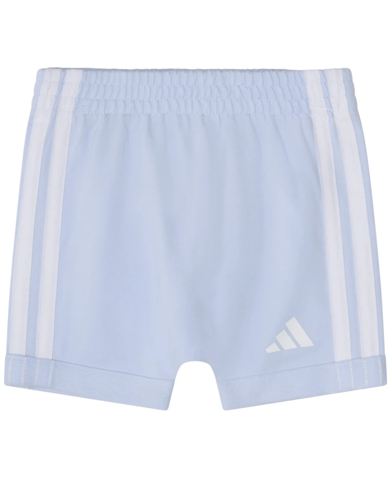 adidas Baby Boys' Short-Sleeve Bodysuit and Shorts, 2-Piece Set