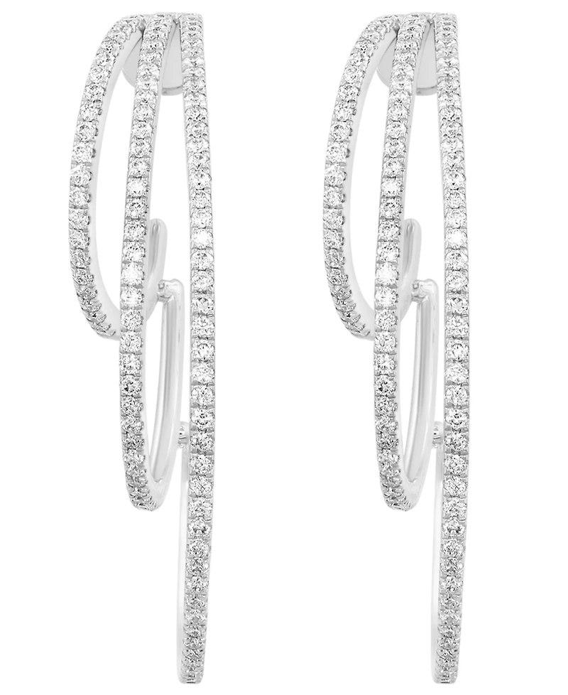 Effy Collection Diamond (7/8 ct. t.w.) Earrings in 14k White Gold