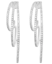Effy Collection Diamond (7/8 ct. t.w.) Earrings in 14k White Gold