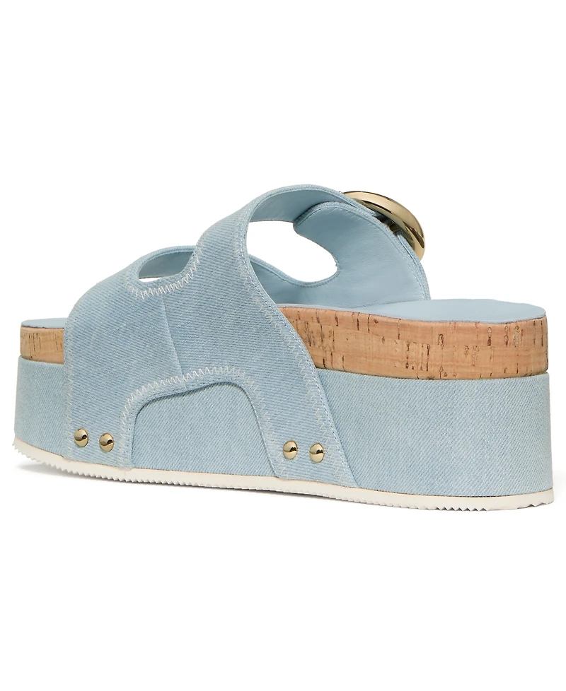 kate spade new york Women's Halo Platform Footbed Sandals