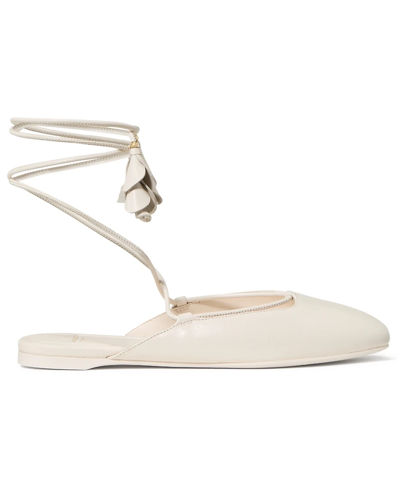 kate spade new york Women's Eloise Ankle Wrap Mule Flats