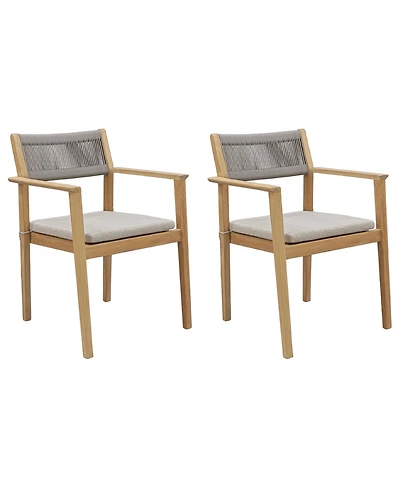 Bristol -Pc. Teak Outdoor Dining Chair Bundle
