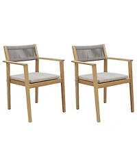 Bristol -Pc. Teak Outdoor Dining Chair Bundle
