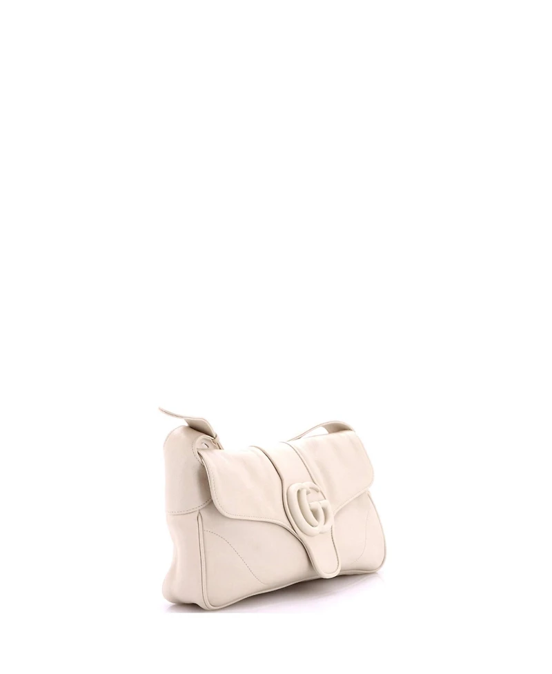 Pre-Owned Gucci Small Monochrome Aphrodite Shoulder Bag Leather