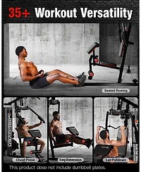 Harison Home Gym Full Body Workout Machine with Pulley System and Bench (Hrm-G11511)