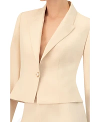 Ivonne Women's Tailored Single-Button Blazer
