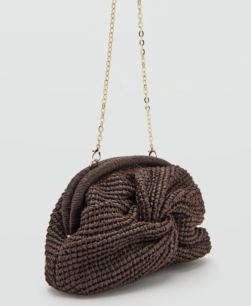 Mango Women's Natural Fibre Handbag
