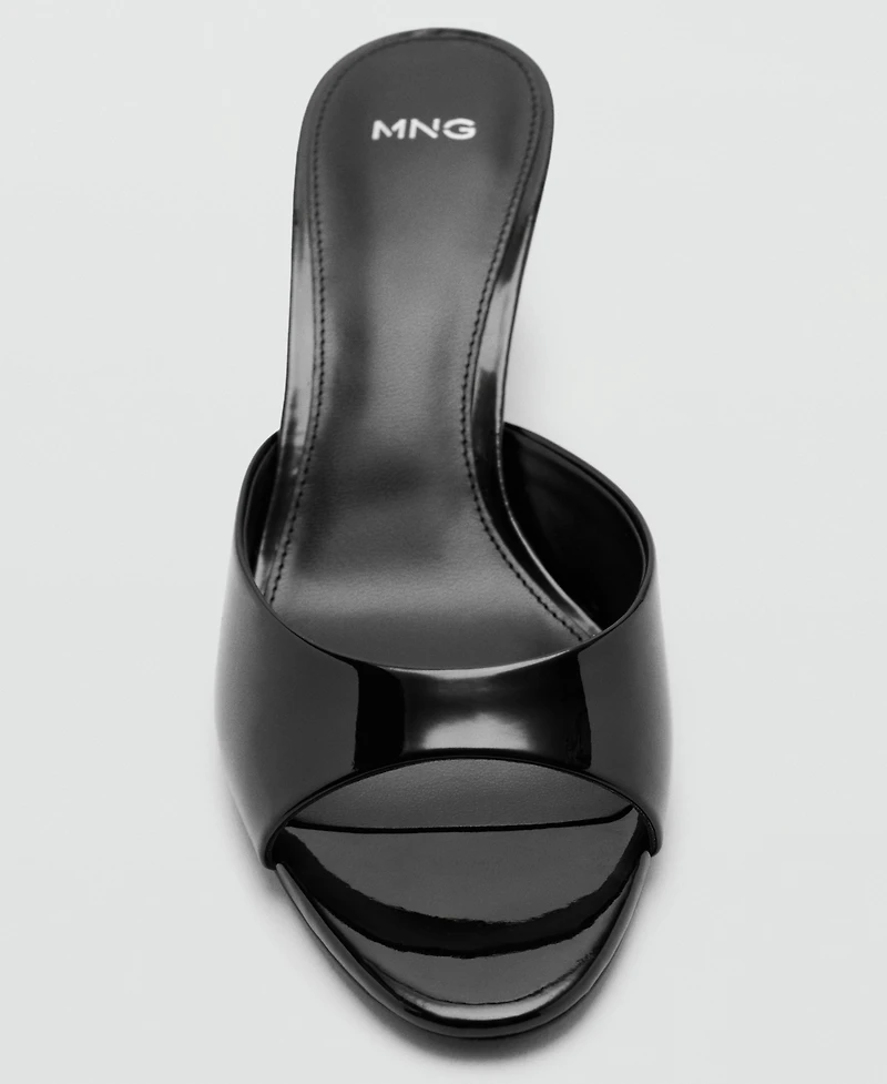Mango Women's Strap Kitten-Heel Sandals