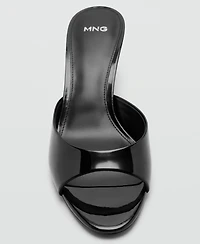 Mango Women's Strap Kitten-Heel Sandals