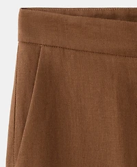 Mango Women's Linen Suit Pants
