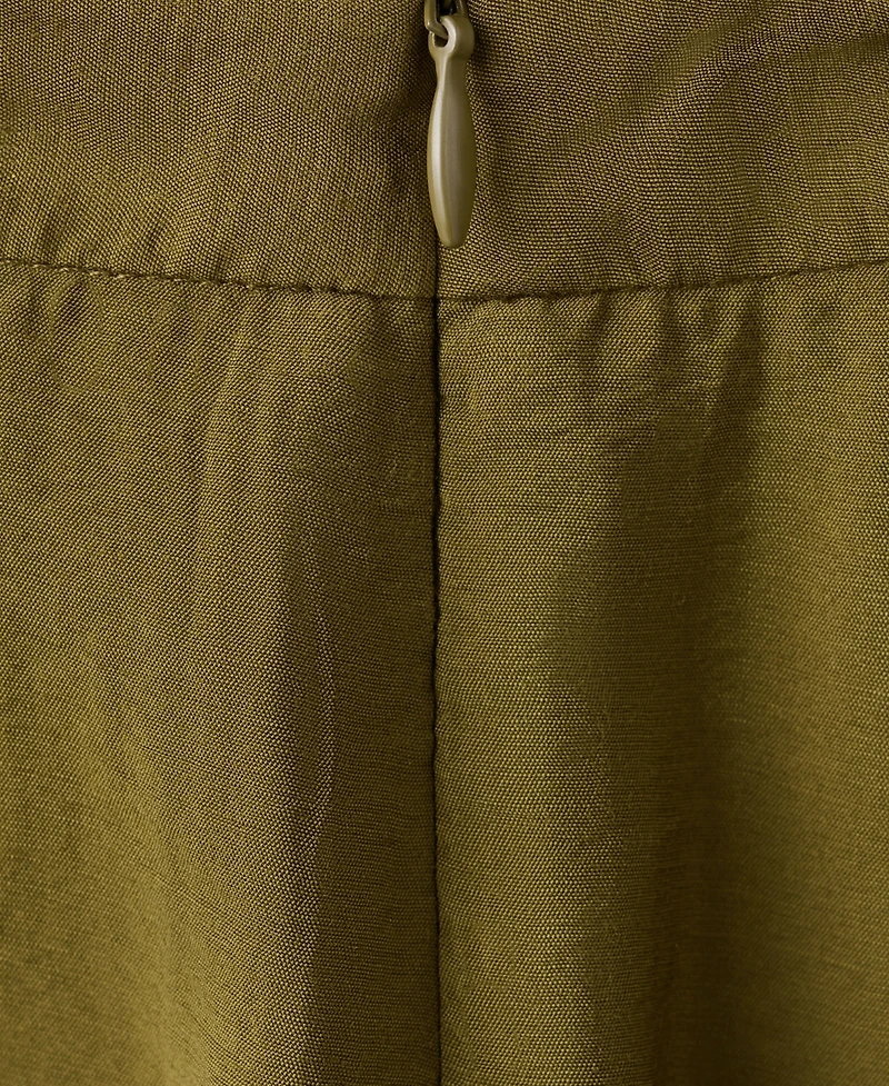 Mango Women's Straight Mid-Rise Pants