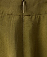 Mango Women's Straight Mid-Rise Pants