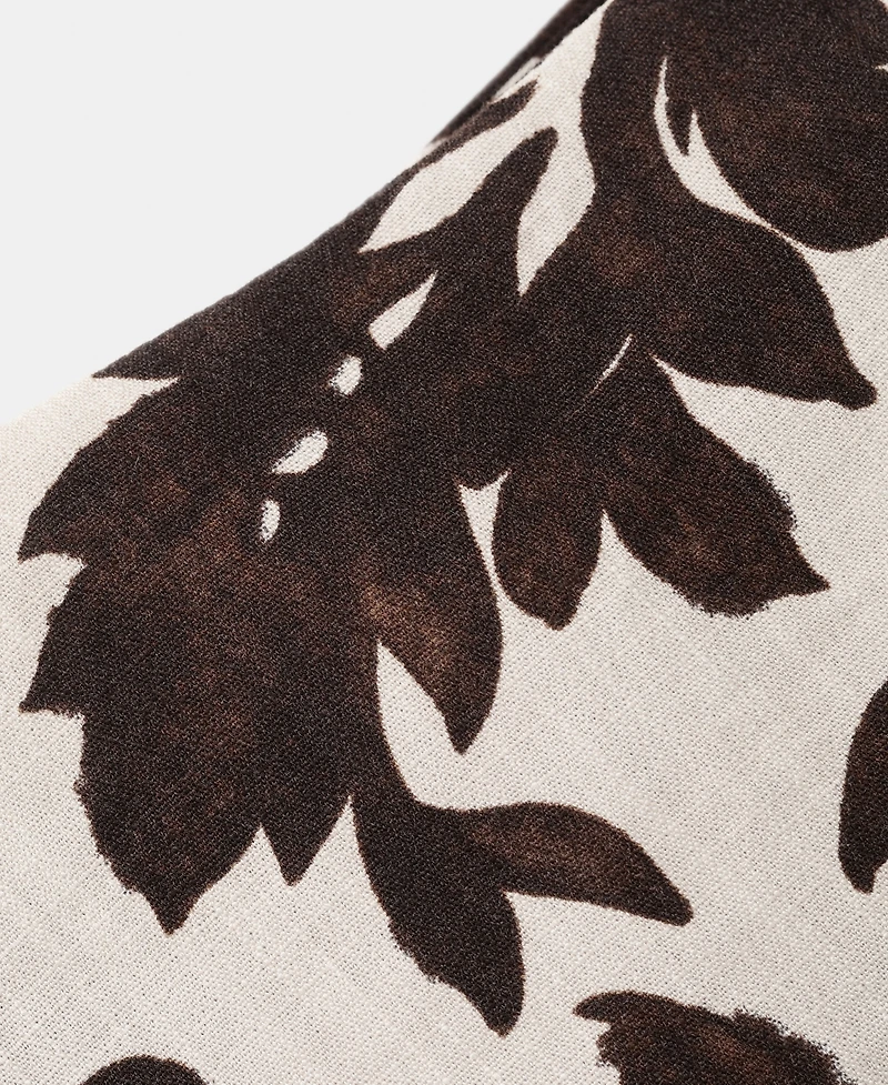 Mango Women's Asymmetrical Floral-Print Dress