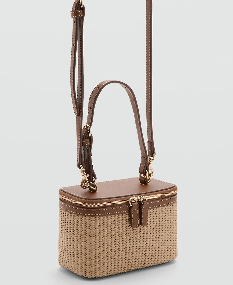 Mango Women's Natural Fiber Toiletry Bag