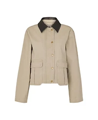 Whistles Women's Womne's Casual Contrast Collar Jacket
