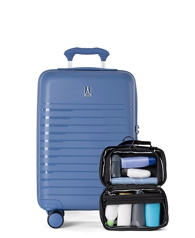 Travelpro Optima Carry-On Expandable Spinner and Toiletry Kit