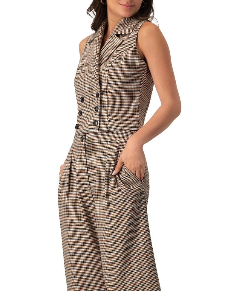 Ivonne Women's Short Double-Breasted Vest