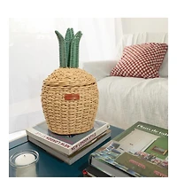 Momiji Pineapple Handcrafted Rattan Storage Basket